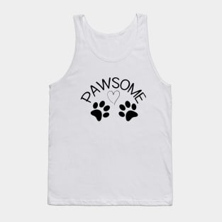 COOL PAWSOME PAW PRINT DESIGN DOG CAT PET LOVERS Tank Top